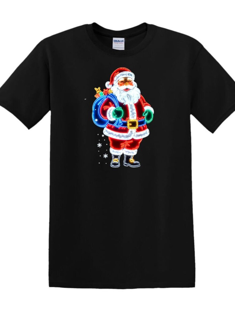 Neon Santa - Design 1 - T-Shirt